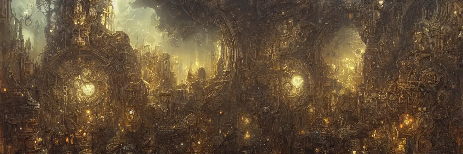 Image similar to Marc Simonetti, Mike Mignola, smooth liquid metal with detailed line work, Mandelbulb, Exquisite detail perfect symmetrical, silver details, hyper detailed, intricate ink illustration, golden ratio, steampunk, smoke, neon lights, steampunk city background, liquid polished metal, by peter mohrbacher