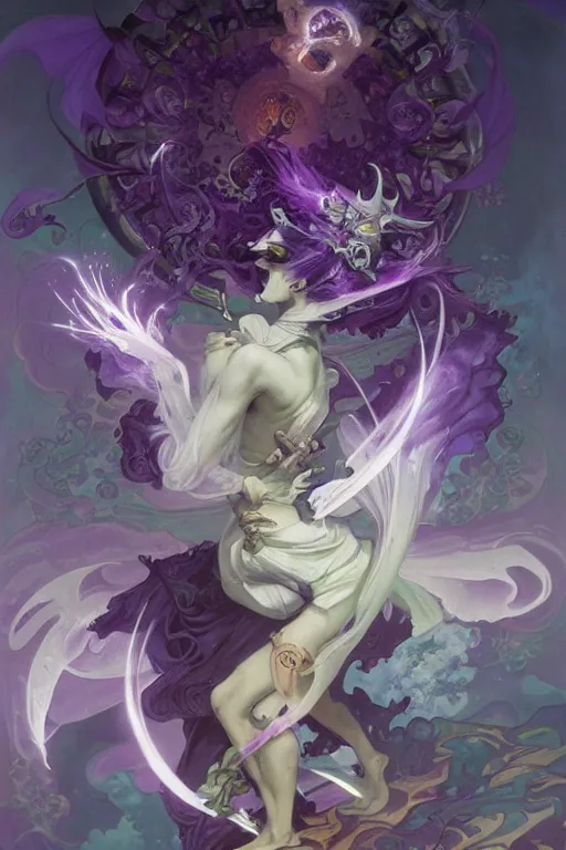 Image similar to purple fire magic, amethyst, magical, painted purple, rpg, icon, by nekro, peter mohrbacher, alphonse mucha, brian froud, yoshitaka amano, kim keever, victo ngai, james jean