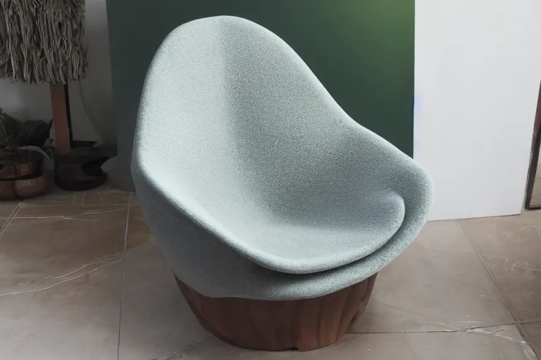 Prompt: an avocado armchair, cdx