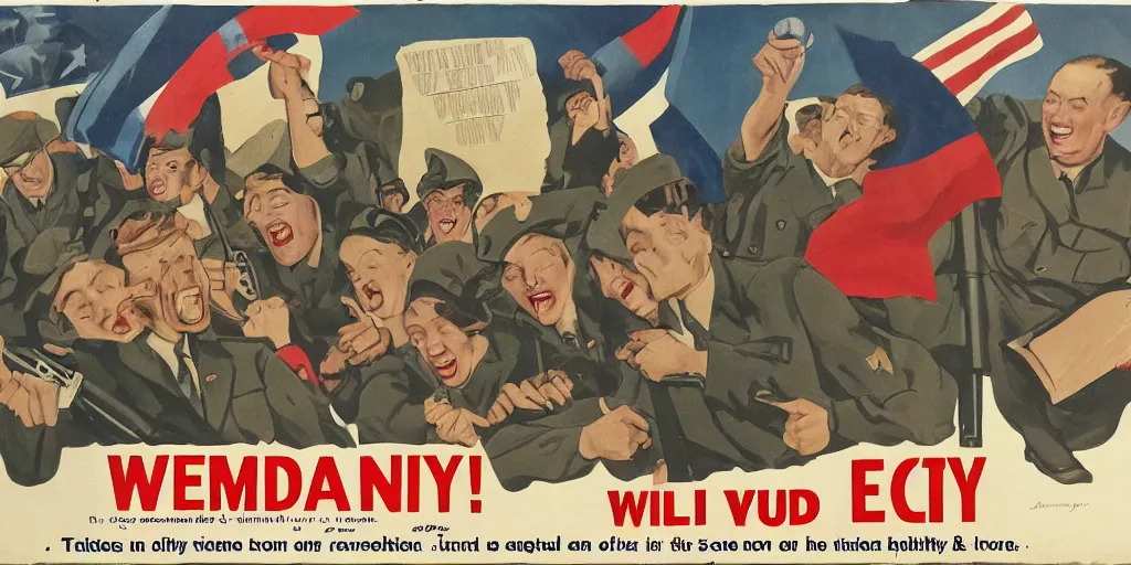 Image similar to diversity, equity, and inclusion program in style of WW2 propaganda, poster art, war, realistic, propaganda