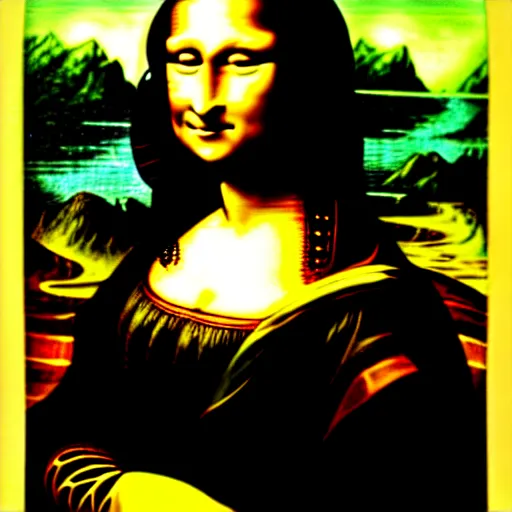 Image similar to graphic illustration, creative design, mona lisa as medusa, biopunk, francis bacon, highly detailed, hunter s thompson, concept art