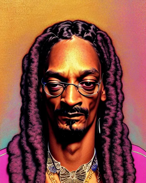 closeup portrait snoop dogg, wearing a flower bikini, | Stable ...