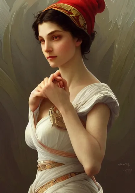 Image similar to eva elfie, intricate, elegant, highly detailed, digital painting, artstation, concept art, smooth, sharp focus, illustration, art by artgerm and greg rutkowski and alphonse mucha and william - adolphe bouguereau