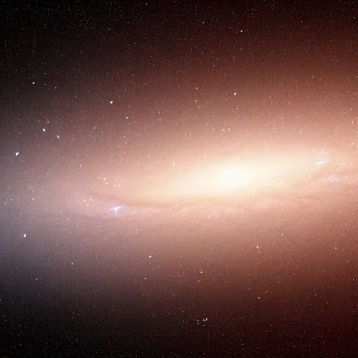 Image similar to Andromeda galaxy as seen from an alien planet inside of it, NASA true color 8k image, high detail