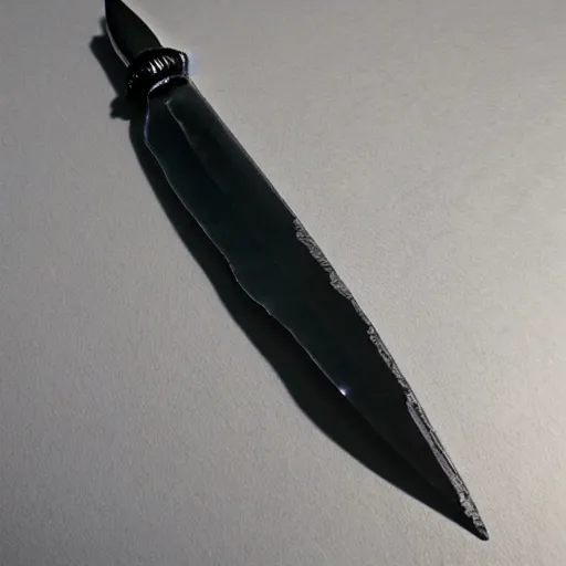 Prompt: obsidian dagger