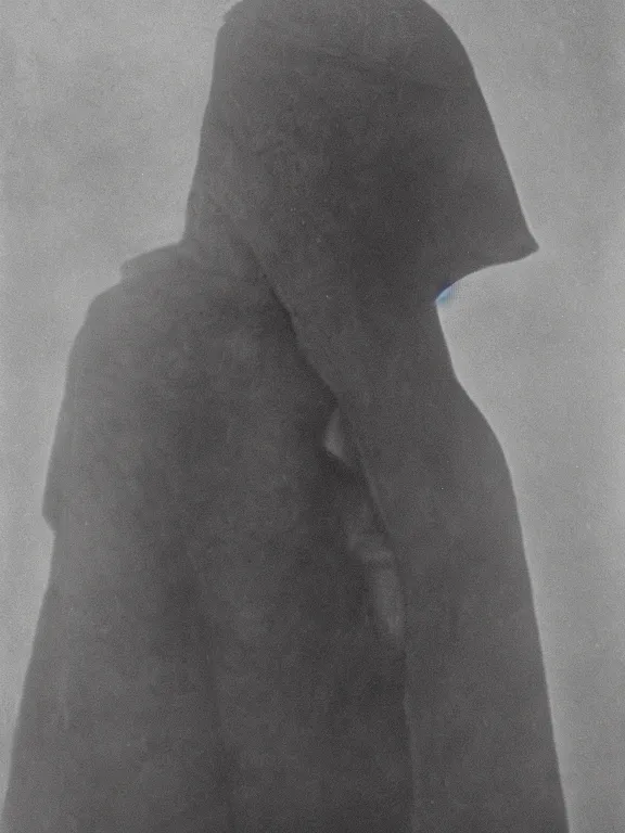 Image similar to portrait of faceless grim reaper, ww1 photo, grainy, high detail, high resolution,