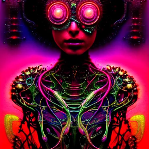 Image similar to extremely psychedelic beautiful brutalist cyborg ballerina organism infected by night. intricate, elegant, highly detailed, extremely lifelike photorealistic digital painting, artstation. steichen, gaston bussiere, tom bagshaw, brutalist cyberpunk alphonse mucha, geiger. elegant minimalism. anatomically correct. sharp focus. black. surreal lush cosmic hallucination