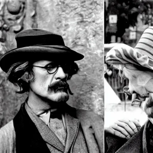 Prompt: iconic film stills from the movie adaptation of ulysses by james joyce