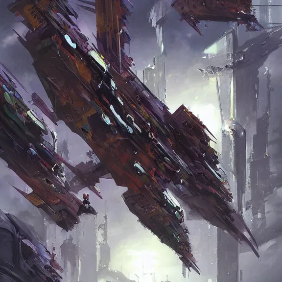 Image similar to award winning painting in the style of stephan martiniere and in the style of jean - claude mezieres