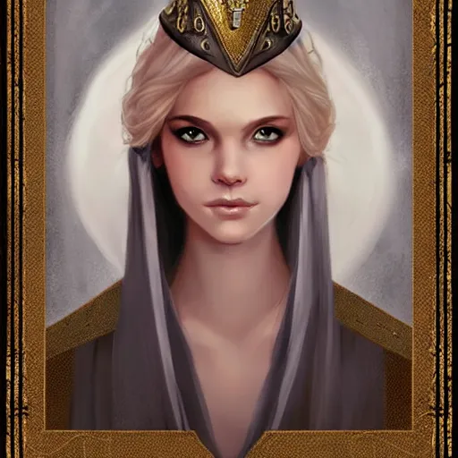 Image similar to beautiful young medieval queen by charlie bowater