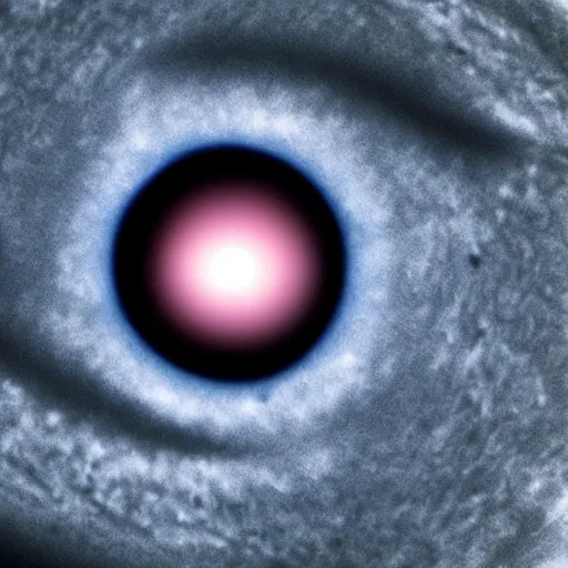 Prompt: a beautiful eyeball in the middle of a black hole