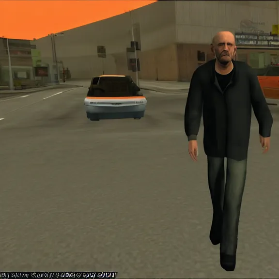 a photo of claude speed ( from gta 3 ), Stable Diffusion