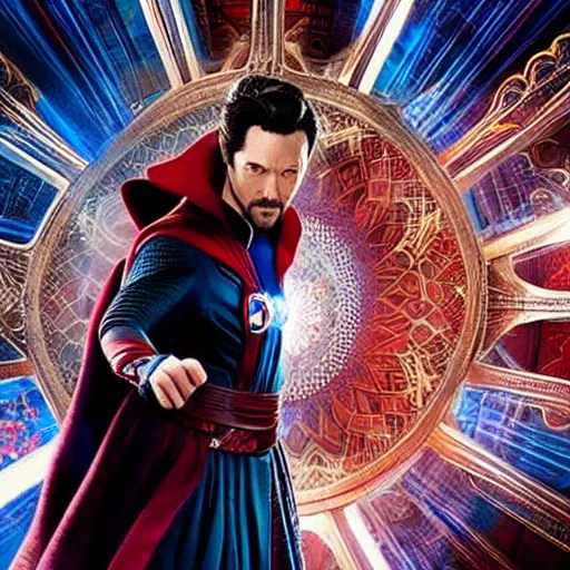 Prompt: film still of Joseph Gordon Levitt as doctor strange in new avengers film, 4k