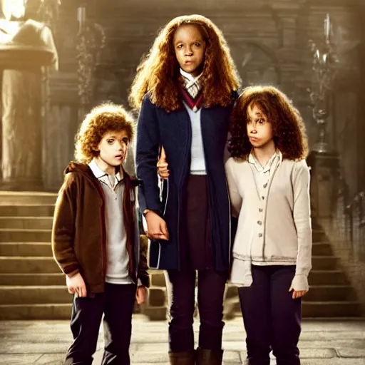 Image similar to hermione granger with her children