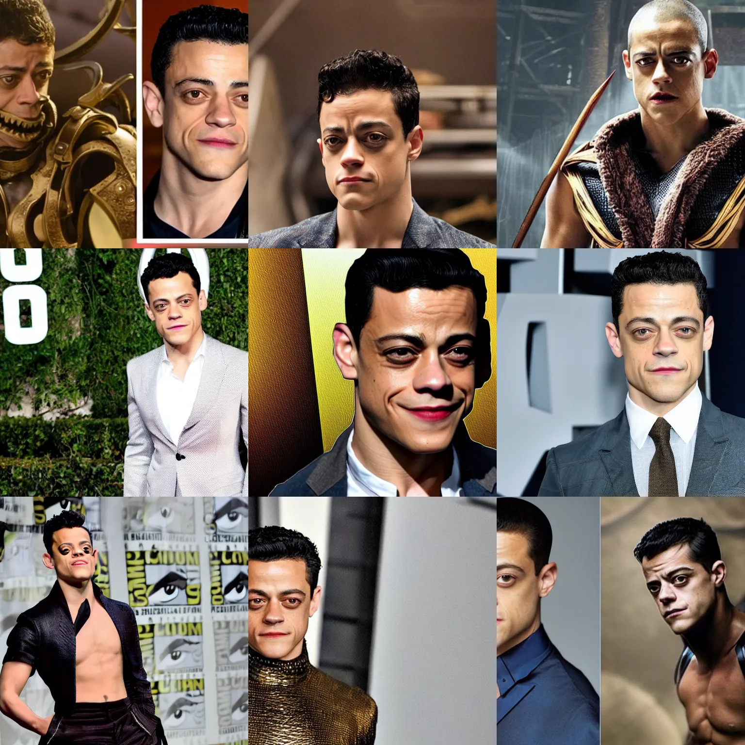 Prompt: Rami Malek as a Shokan