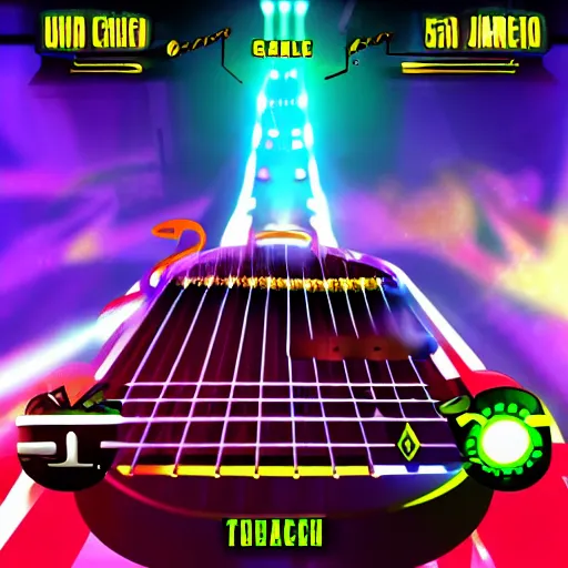 Image similar to Clone Hero, JRockJam, Acai video, Guitar hero inspired game, Rhythm game with 5 keys