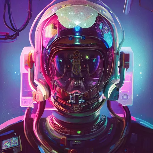 Image similar to hyperrealistic portrait of a squid monster astronaut, full body portrait, well lit, intricate abstract. cyberpunk, intricate artwork, by Tooth Wu, wlop, beeple. in the style of Jin Kagetsu, James Jean and wlop, highly detailed, sharp focus, intricate concept art, digital painting, ambient lighting, 4k, artstation