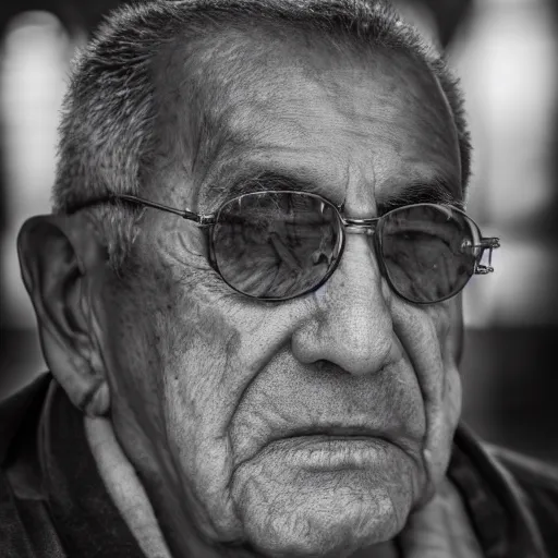 Image similar to 4K HD, high detail photograph, shot with Sigma f/ 4.2 , 250 mm sharp lens, shallow depth of field, subject= portrait of Lalo Salamanca, consistent, high detailed light refraction, high level texture render