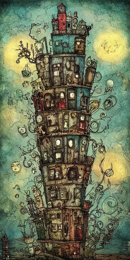 Image similar to a pilgram scene by alexander jansson