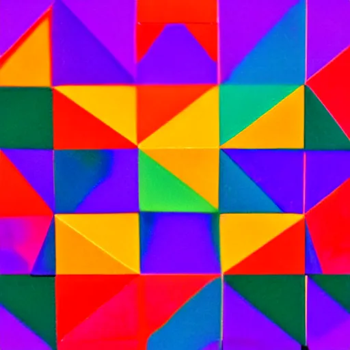 Image similar to abstract colorful platonic solids