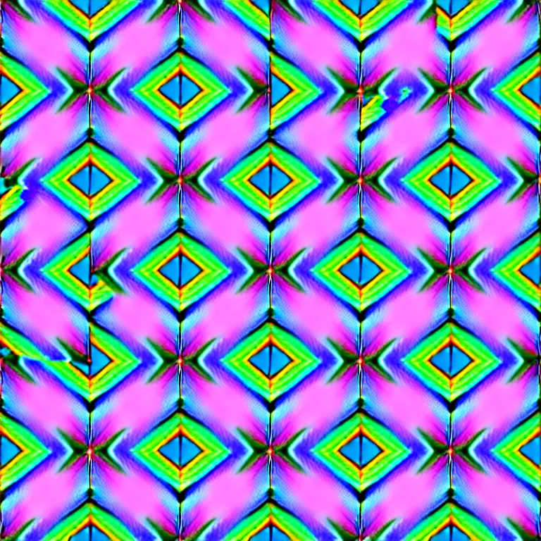 Image similar to illusory motion dazzle two - color symmetry pattern, void, perlin noise prismatic optical illusion