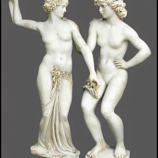 Prompt: marble statue of aphrodite
