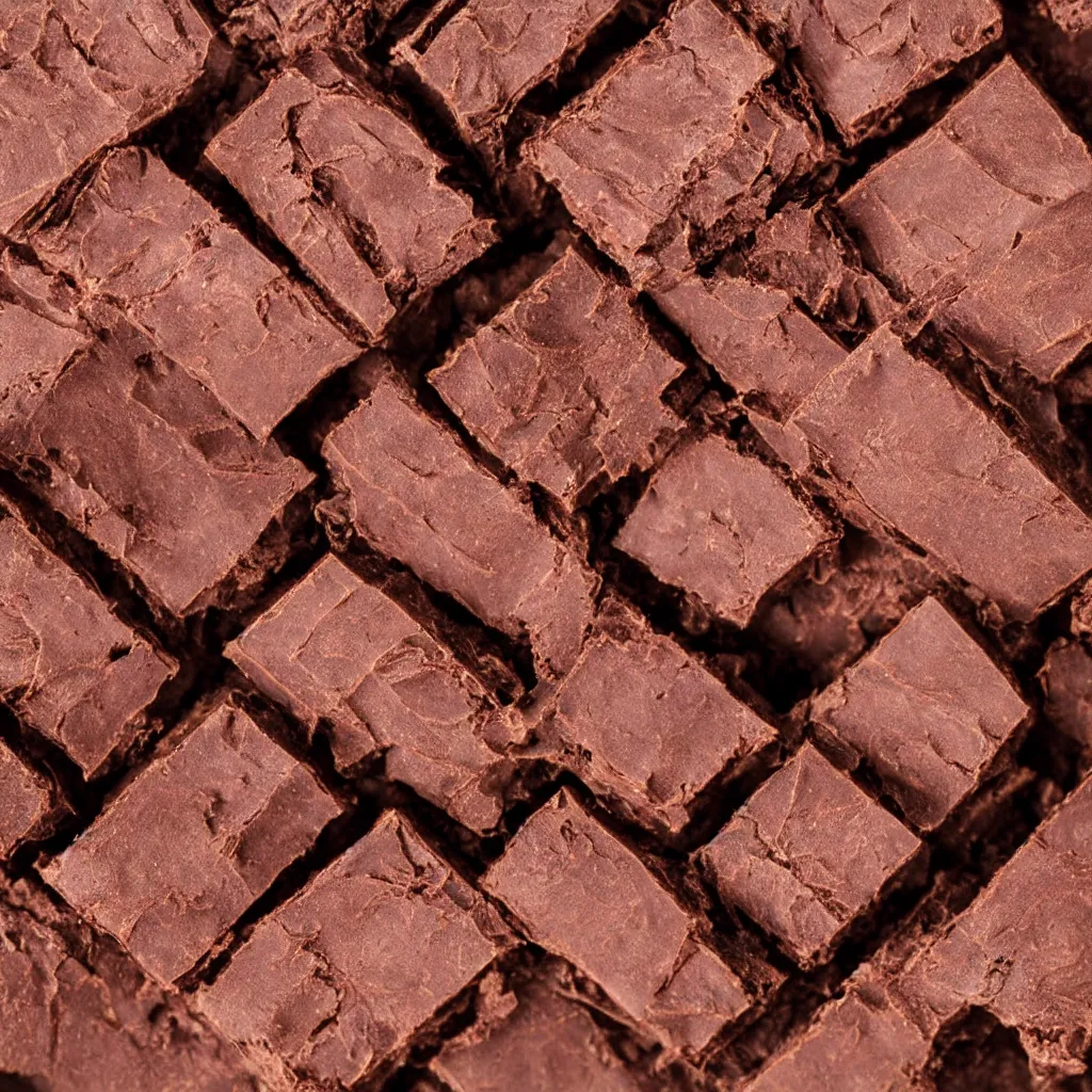 Image similar to close up view of 🍫 on top of a wooden table, 8k, photorealistic, proper shading