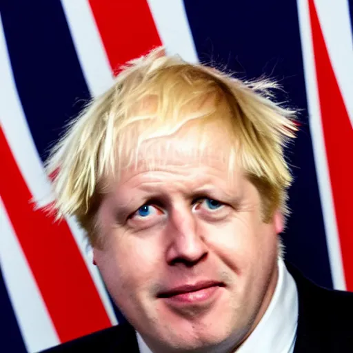 Prompt: a photo of boris johnson