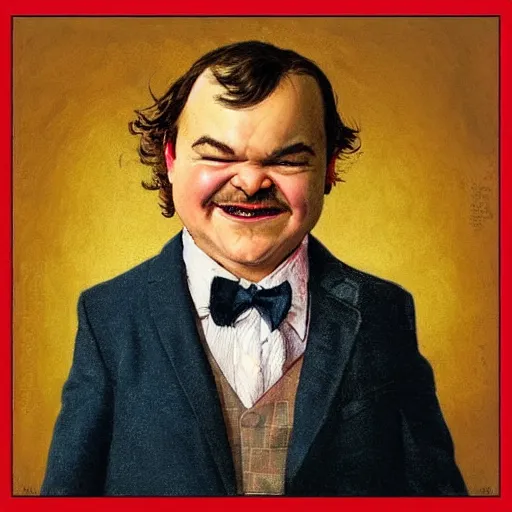 Prompt: “Jack Black in the style of Norman Rockwell”