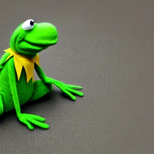 Image similar to lonely kermit watching full moon