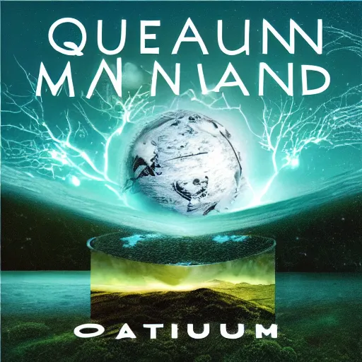 Prompt: quantum mind, climate change, nature, Coverart