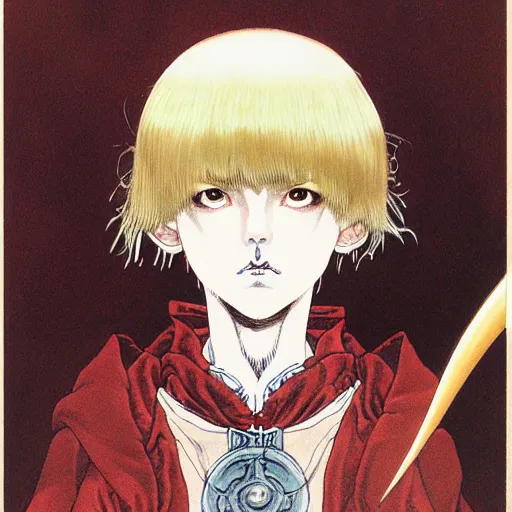 Image similar to prompt : portrait of diablo character painted in miyazaki color style drawn by katsuhiro otomo and takato yamamoto, inspired by fables, china doll face, smooth face feature, intricate oil painting, high detail, sharp high detail, manga and anime 2 0 0 0