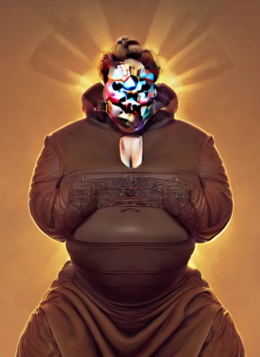 Image similar to obese elon musk as vladimir harkonnen, dune, portrait, intricate, elegant, highly detailed, digital painting, artstation, concept art, wallpaper, smooth, sharp focus, illustration, art by h. r. giger and artgerm and greg rutkowski and alphonse mucha