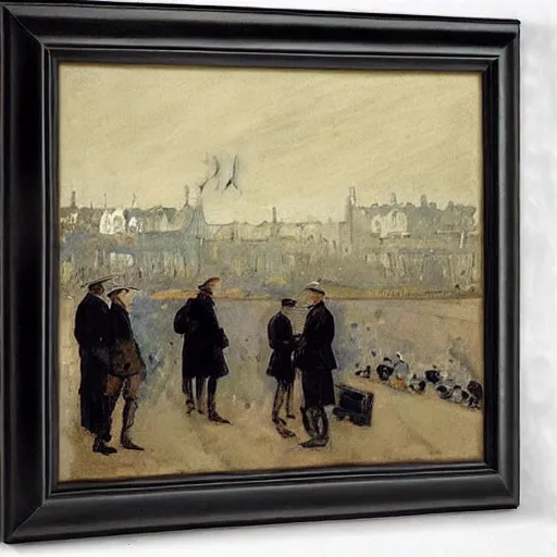 Image similar to statesmen of world war one by sir james guthrie