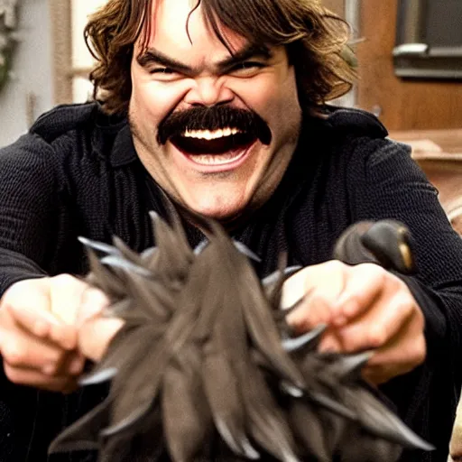 Image similar to jack black as satan