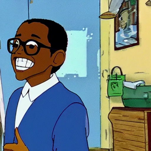 Image similar to urkel in a studio ghibli film