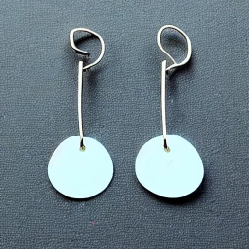 Image similar to “minimalistic beautiful earring design simple shapes”