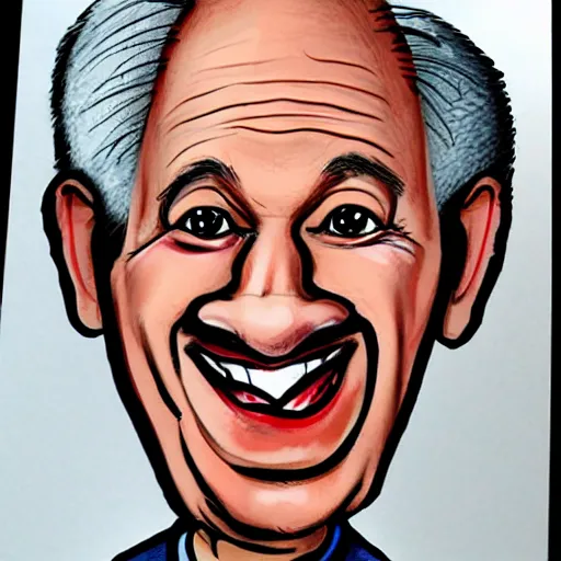 Image similar to caricature drawing of Wayne Johnson.