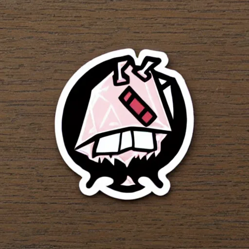 Prompt: cute d & d mimic sticker