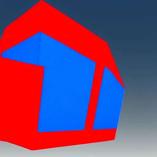 Image similar to red cube on top of blue cube, accurately matches the description, physically correct, logically correct, realistic, don't you dare lie to me