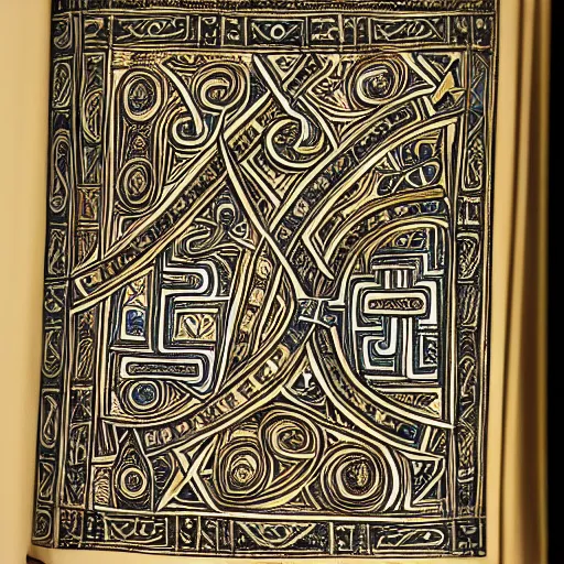 Prompt: Book of Kells