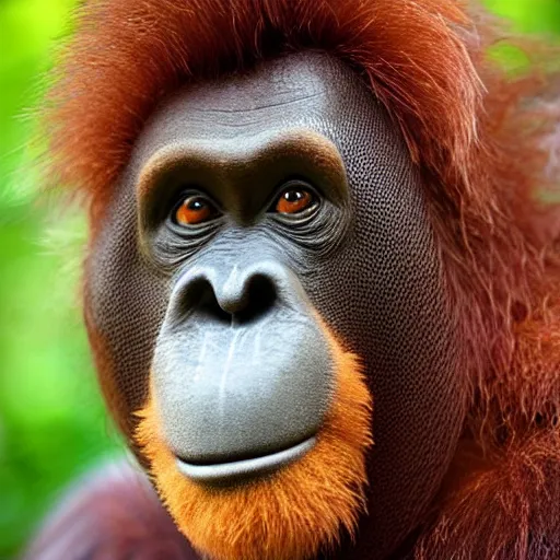 Image similar to “Jeremy Clarkson as an Orangutan”