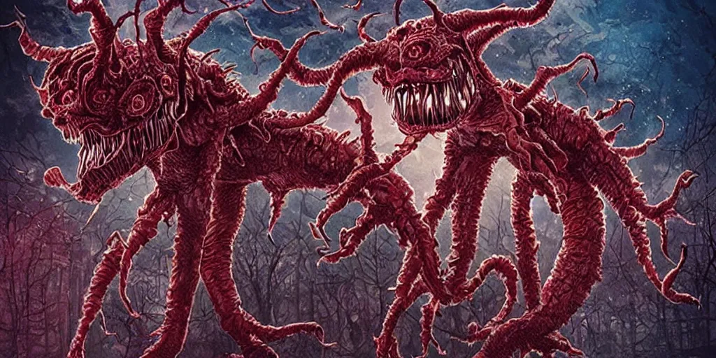 Image similar to Demogorgon from Stranger Things