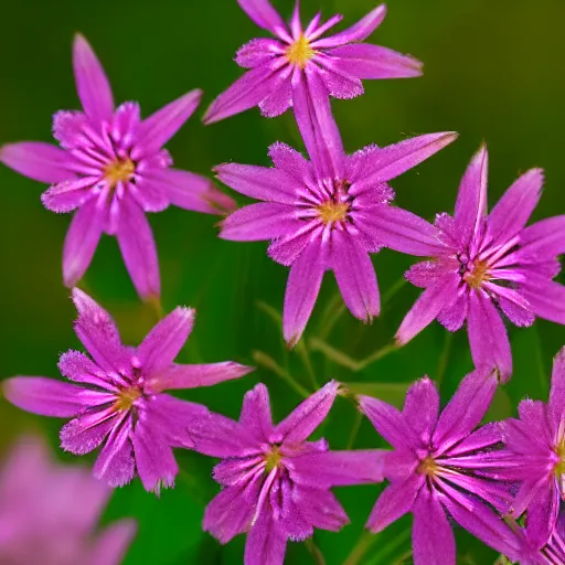 Image similar to a macro shot of willowherb flowers