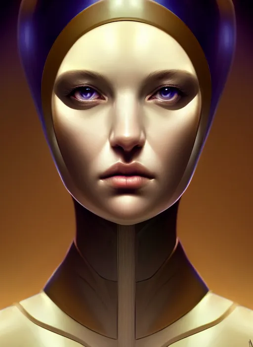 Prompt: symmetry, portrait of female android, intricate, elegant, highly detailed, digital painting, artstation, concept art, smooth, sharp focus, illustration, art by fra angelico and greg ruthkowski