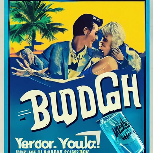 Image similar to retro bud light poster