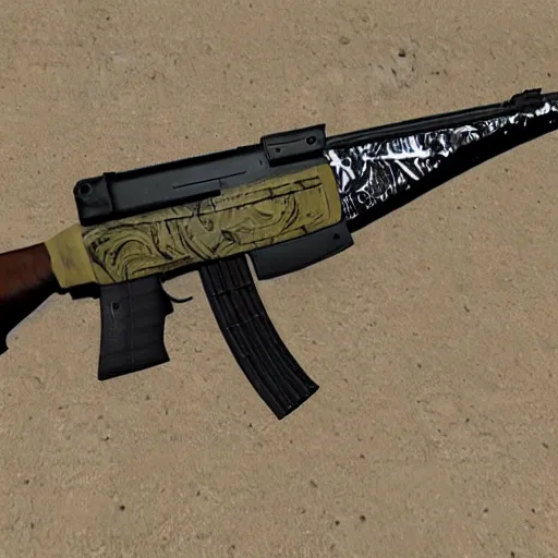 Prompt: CS:GO Filipino AK-47 skin