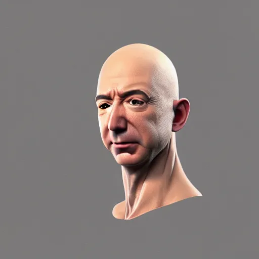 Prompt: Hyper realistic 3D render of Jeff Bezos as a humongous titan from Attack on Titan, unreal engine, trending on ArtStation, concept art character of jeff bezos as a titan in Attack on Titan, megalophobia
