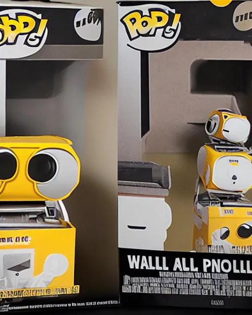 Image similar to Wall-E Funko Pop with package