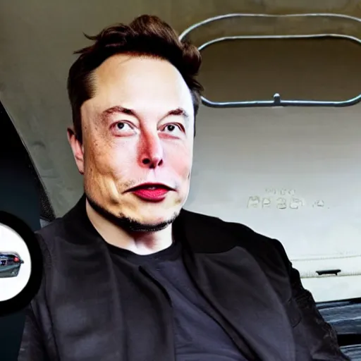 Image similar to elon musk shows off by getting into a 1 9 0 0 ford car, highly detailed, 8 k, masterpiece, super resolution.